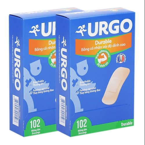 Băng cá nhân Urgo Durable H/102 miếng (Đục) (HỘP)
