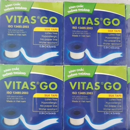 Băng Keo Cuộn Vải Vitas Go Nhỏ (1.25cmx400cm)(Lốc/12c) (LỐC)
