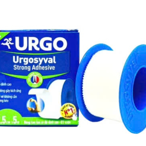 Băng keo lụa urgosyval strong adhesive tape 2.5cmx5m (CUỘN)