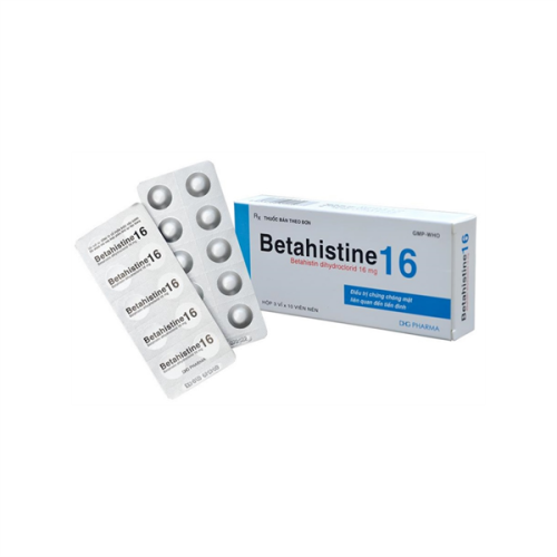 Betahistine 16 Dhg (T/195H/30V)(TT) (HỘP)