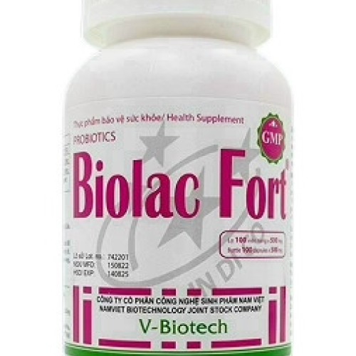 Biolac Fort 500mg V-Biotech (C/100v) (CHAI)