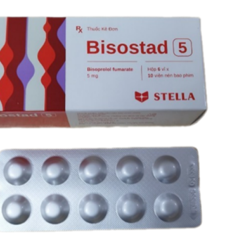 Bisostad 5mg Stella (H/60v) (TT) (Hộp)