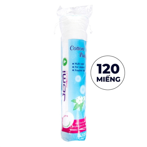 Bông tẩy trang Jomi Cotton Pads (B/120 miếng) (BỊCH)