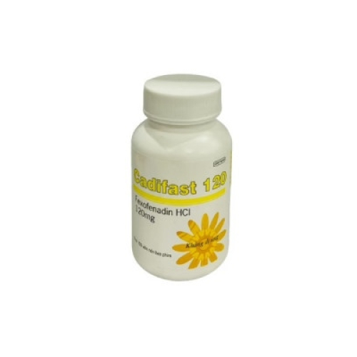 Cadifast 120 Fexofenadin 120mg Usp (C/100v) (CHAI)