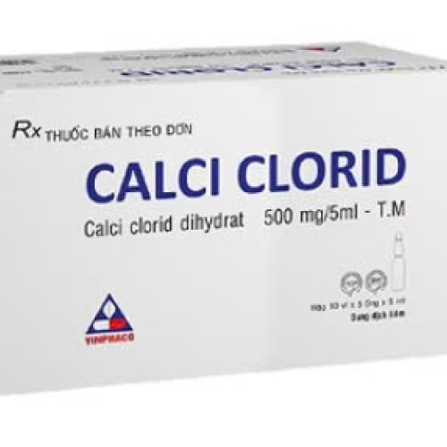 Calci clorid 500mg vinphaco (hộp/50ống/5ml) (HỘP)