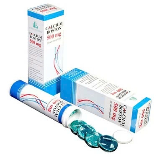 Calcium Boston 500mg (T/20v) (TUÝP)