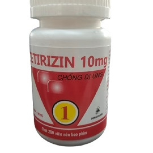 Cetirizin 10mg Donaipharm (C/200v) (CHAI)