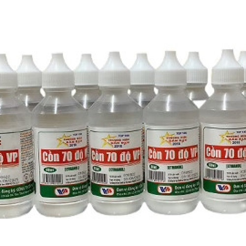 Cồn 70 Độ Trắng Vĩnh Phúc (Lốc/10c/60ml) (LỐC)