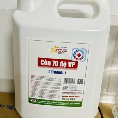Cồn 70 độ vĩnh phúc (CAN 5 LÍT) (CAN)
