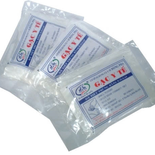 Gạc y tế 5cmx6cm đông pha 3 CON NAI(T/100gói) (BỊCH)