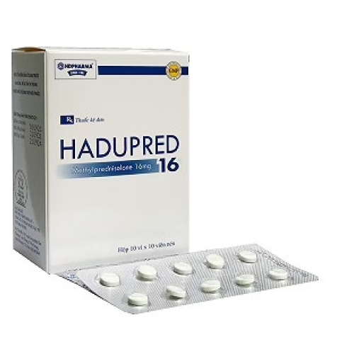 Hadupred Methylprednisolon 16mg Hd Pharma (H/100v)* (HỘP)