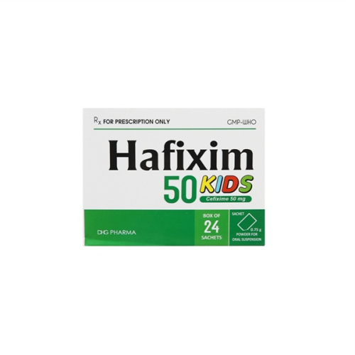 Hafixime 50mg Kids Dhg (T/144H/24g) (HỘP)