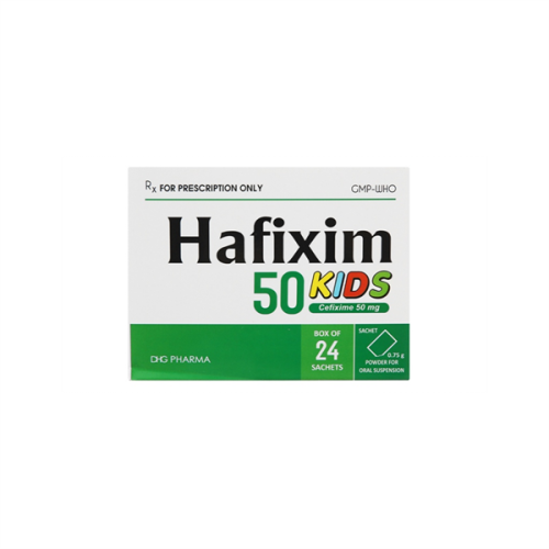 Hafixime 50mg Kids Dhg (T/144H/24g)(TT) (HỘP)