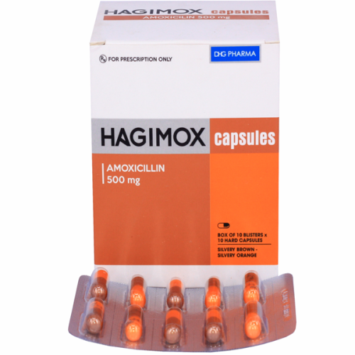 Hagimox Capsules Dhg (Nâu Bạc-Cam Bạc)(T/72H/100V)(TT) (HỘP)
