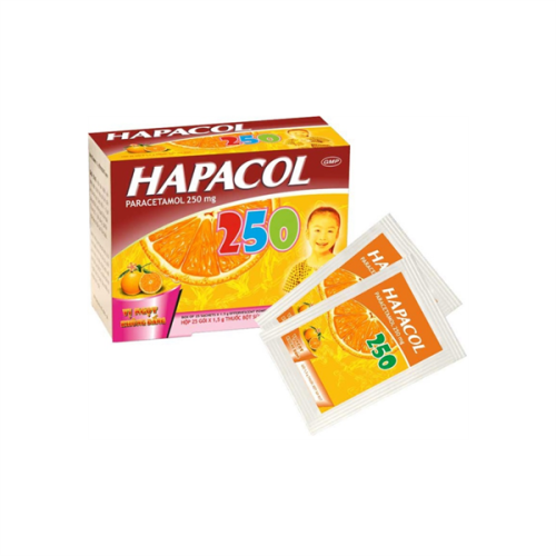 Hapacol 250mg Dhg (T/144H/24g)(TT) (HỘP)