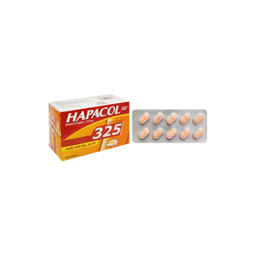 Hapacol 325mg Dhg (T/120H/100v)(TT) (HỘP)