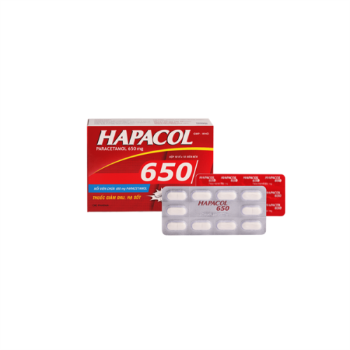 Hapacol 650 Dhg (T/84H/100V) (TT) (HỘP)