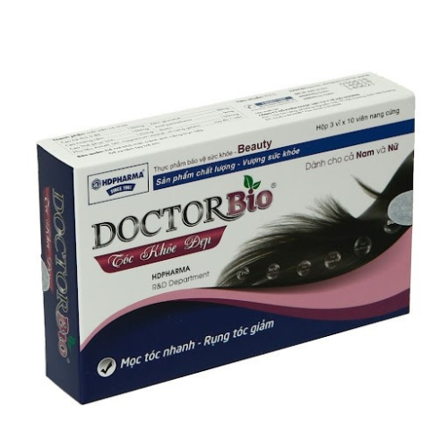 Hỗ Trợ Mọc Tóc Nhanh Giảm Rụng Tóc Doctorbio Hd Pharma (H/30v)* (CHAI)