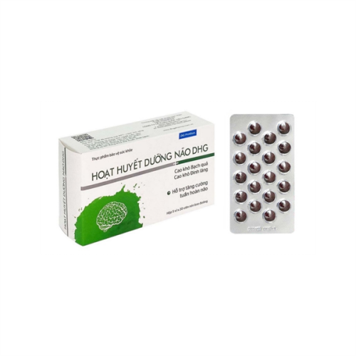 Hoạt huyết dưỡng não DHG (T/96H/100v)(TT) (HỘP)