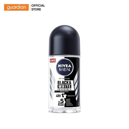 Lăn Khử Mùi Black & White Nivea Men (C/50ml) (Nam) (CHAI)