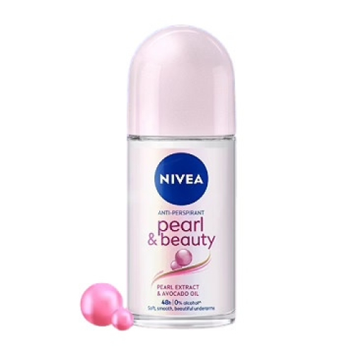 Lăn Khử Mùi Pearl & Beauty Nivea (C/50ml) (CHAI)