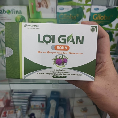 Lợi gan Sohaco (H/60v) (HỘP)