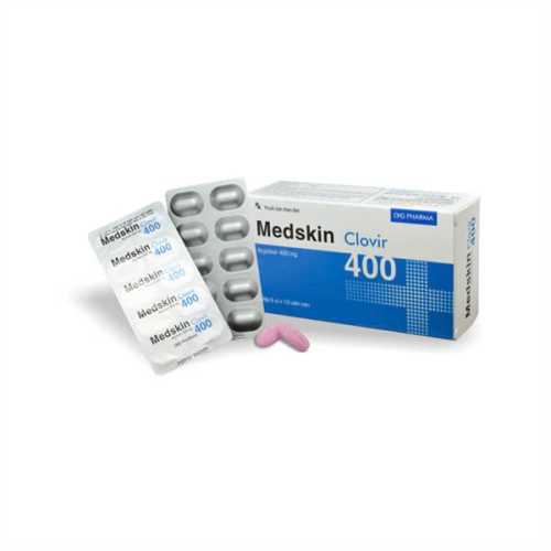 Medskin Acyclovir 400mg Dhg (T/84H/60v) (HỘP)