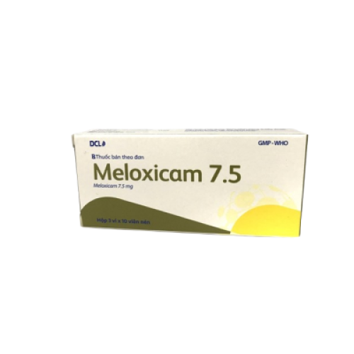 Meloxicam 7.5mg Cửu Long (T/315H/30v) (TT)* (HỘP)