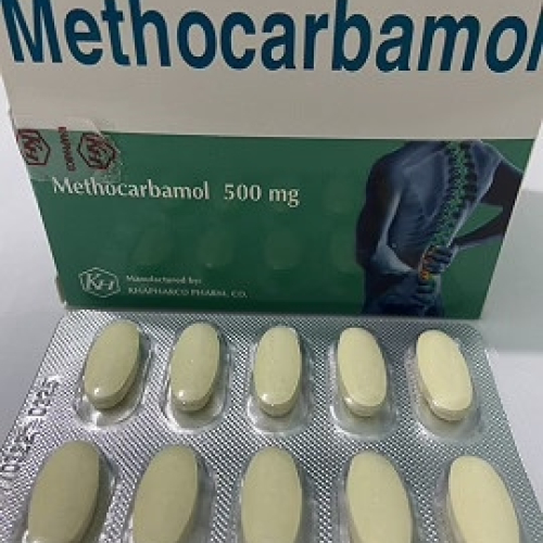 Methocarbamol 500mg Khapharco (H/100v) (HỘP)