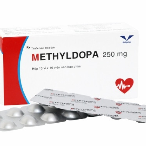 Methyldopa 250mg Bidiphar (H/100v)(TT) (HỘP)