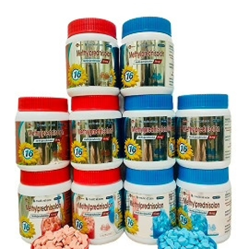 Methylprednisolon 16mg Màu Ngẫu Nhiên Armephaco (C/500v)* (CHAI)