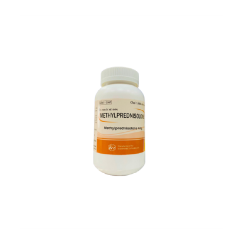 Methylprednisolon 4mg Khapharco C/1000v (CHAI)