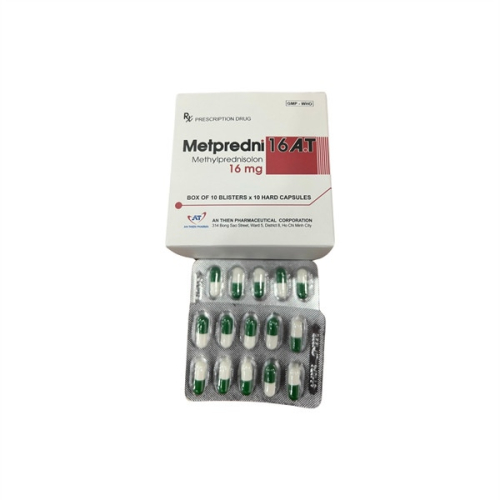 Metpredni 16 A.T Methylprednisolon An Thiên (T/168H/100v)* (HỘP)