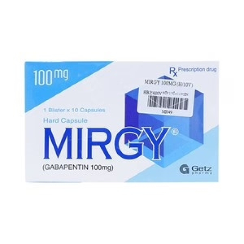 Mirgy Gabapentin 100mg Getz Pharma (H/10v) (HỘP)