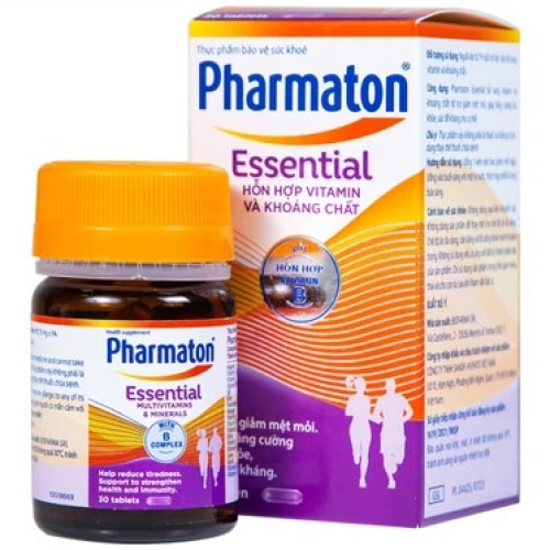 Pharmaton Essential Biofarma Srl (Chai/30 Viên Nén) (CHAI)