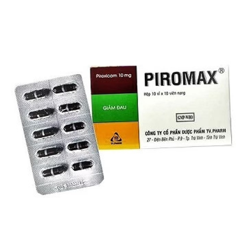 Piromax Piroxicam 10mg Tv.Pharm (H/100v) (HỘP)