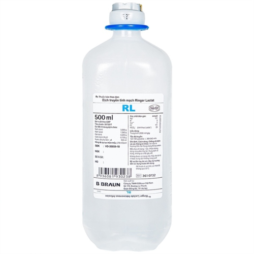 Ringer Lactat Braun (T/10C/500ml) (CHAI)