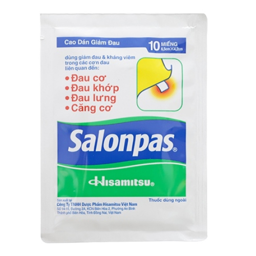 Salonpas Dán Hisamitsu (H/24g/10m) (HỘP)