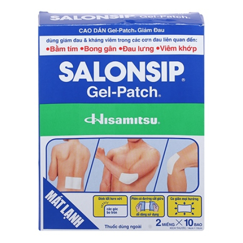 Salonsip Gel Patch Hisamitsu (H/10g/2m) (HỘP)