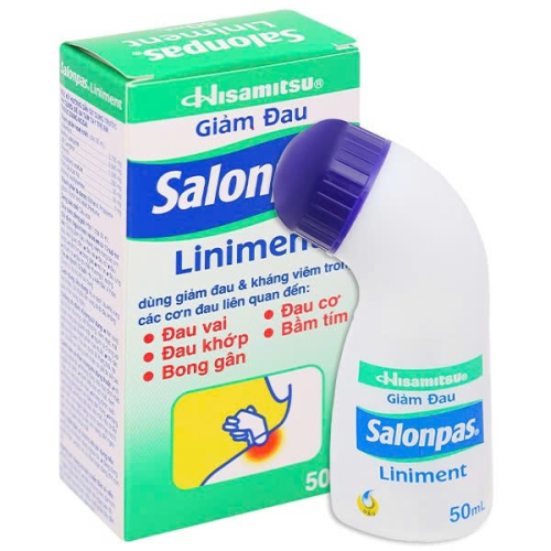 Salonpas Liniment Hisamitsu (Lăn) (C/50ml) (CHAI)