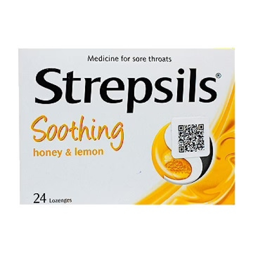 Strepsils Soothing Honey & Lemon Reckitt Benckiser (H/24v) (HỘP)
