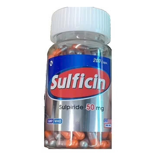 Sulficin Sulpirid 50mg Capsules Nic Pharma (C/200v) (Chai)