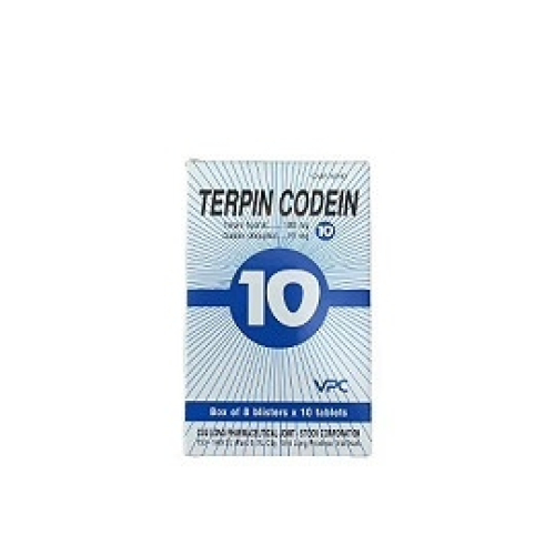 Terpin Codein 10 Vpc Pharimexco (T/189H/80v) (HỘP)