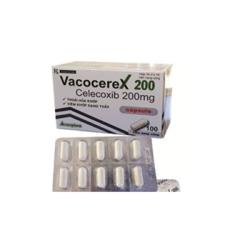 Vacocerex (Celecoxib 200mg) Vacopharm (T/90H/100v)* (HỘP)
