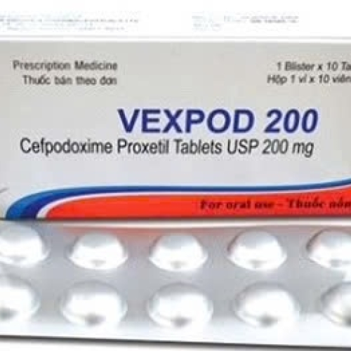 Vexpod Cefpodoxim 200mg Akums (H/10v) (HỘP)