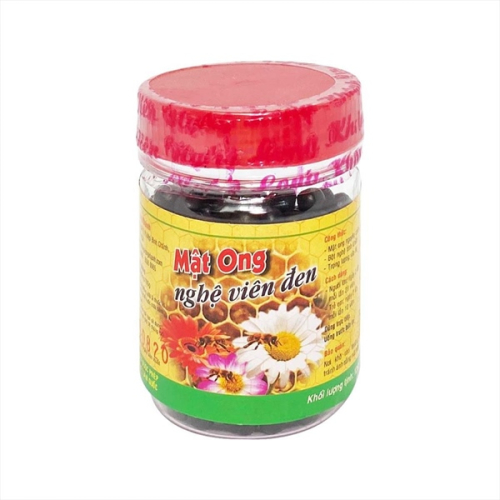 Viên Hoàn Mật Ong Nghệ Đen Long Khánh (C/120gr) (LỌ)