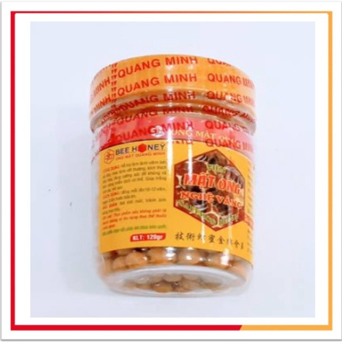 Viên Hoàn Mật Ong Nghệ Vàng Quang Minh (C/120gr) (CHAI)