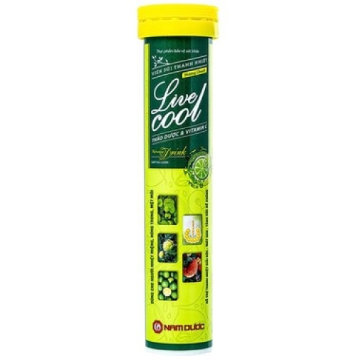 Viên sủi Thanh Nhiệt Livecool Nam Dược(T/16V) (TUÝP)
