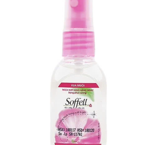 Xịt xua muỗi soffell hương hoa (chai 30ml) (CHAI)