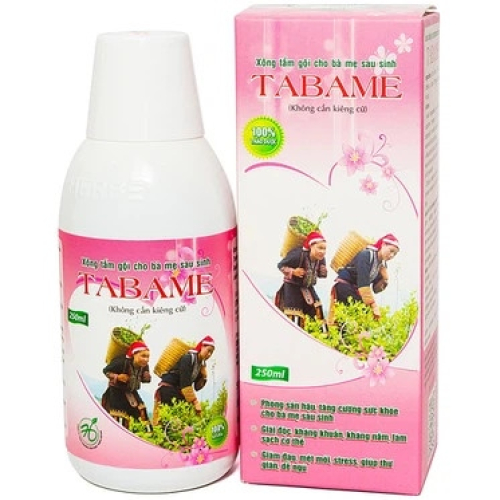 Xông tắm gội cho bà mẹ sau sinh Tabame (C/250ml) (CHAI)